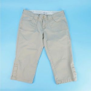 Aeropostale Women's/Juniors Size 11/12 Capri Pants Khaki